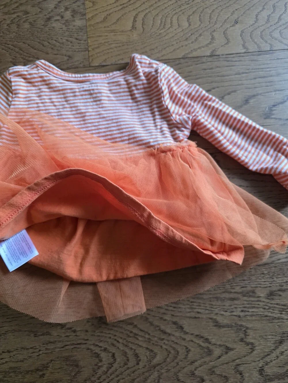 Carter's Pumpkin Tutu Top Orange 9 Months